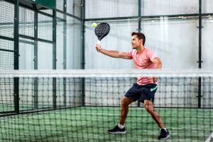 Man playing padel