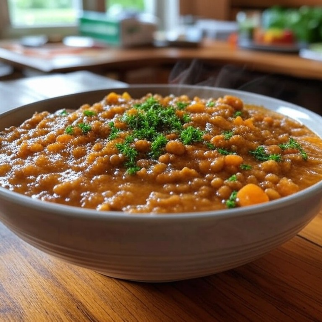 plato de lentejas, buen ejemplo de receta de invierno